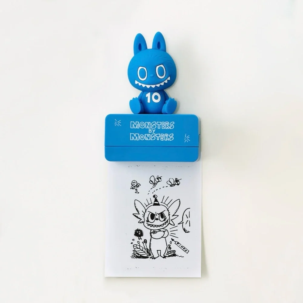 Pop Mart The Monsters 10th Anniversary Fridge Magnet | Rolling Stamp - Pippo